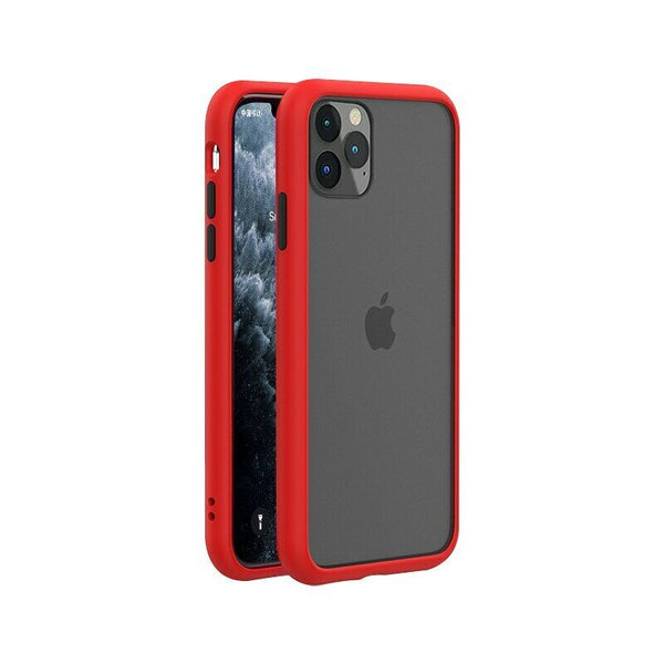 Silicone Case For iPhone 11 8 7 XS X XR SE 2020 Genuine Color Button Matte Cover