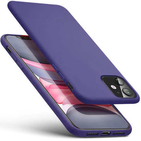 Ultra Slim Soft Gel Silicone TPU Matte Back Case Cover For iPhone 11, 11 Pro Max