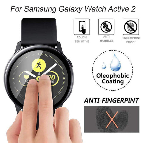 9D Tempered Glass Screen Protector For Samsung Galaxy Watch Active 2 2019