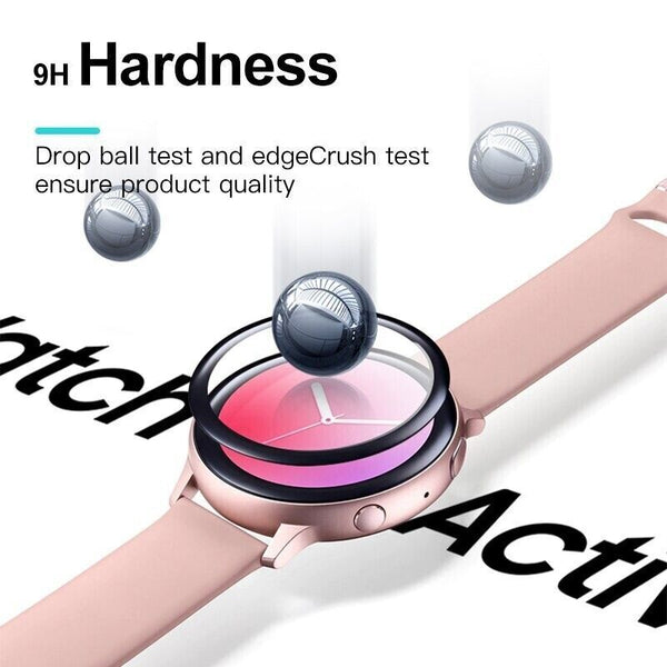 9D Tempered Glass Screen Protector For Samsung Galaxy Watch Active 2 2019