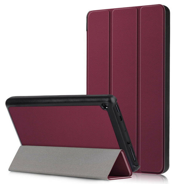 Case For Amazon Fire HD 8 (2022-12th Gen) With ALEXA Smart Stand Leather Cover