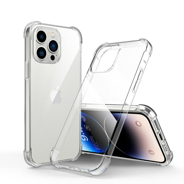 Case For Apple iPhone 14 pro Max Clear Silicone Shockproof Gel Thick Cover