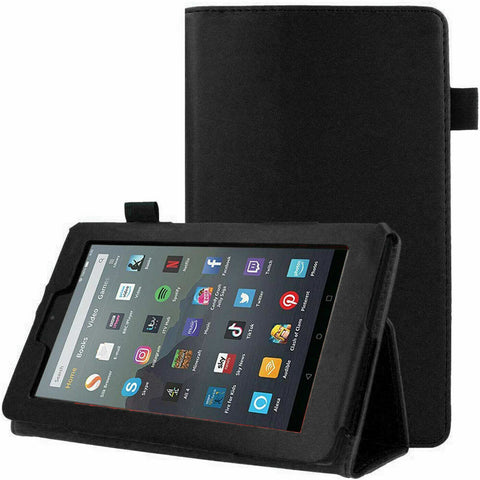 For Amazon Fire HD 8 2020 10th Gen Leather Stand Magnetic Case Slim Book Cover