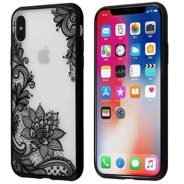 Thin Henna Lace Floral Aztec Mandala Elephant Hard Case Cover For iPhone 8+ 7+