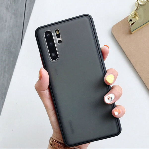 Bumper Silicone ShockProof Color Button Case Cover For Huawei Mate 30 P40 P30