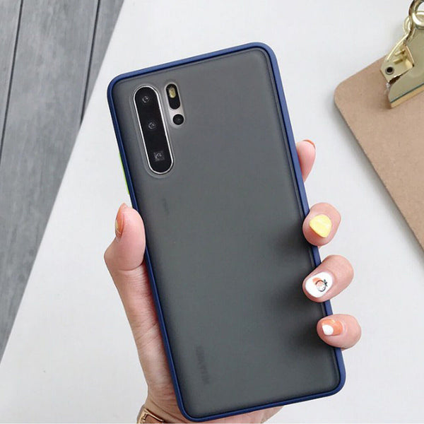 Bumper Silicone ShockProof Color Button Case Cover For Huawei Mate 30 P40 P30