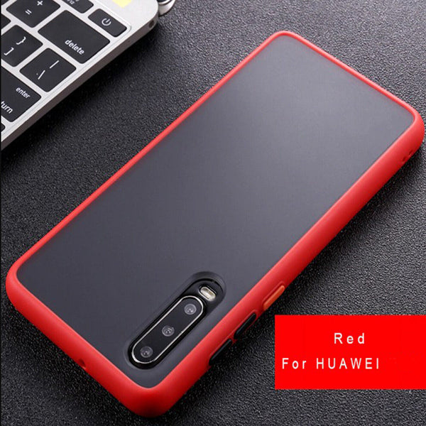 Bumper Silicone ShockProof Color Button Case Cover For Huawei Mate 30 P40 P30