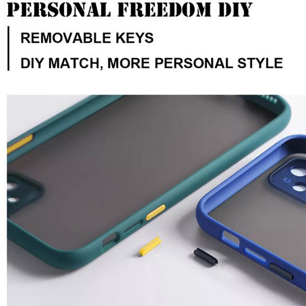 Case For Apple iPhone 12 Shockproof Ultra thin Matte Clear Hard Bumper Cover