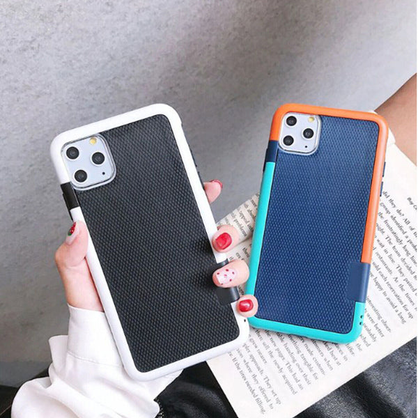 For iPhone 12 Pro Case Rugged Slim Anti Slip PC Silicone Shockproof Back Cover