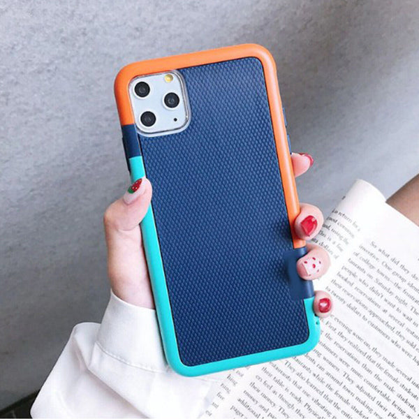 For iPhone 12 Pro Case Rugged Slim Anti Slip PC Silicone Shockproof Back Cover