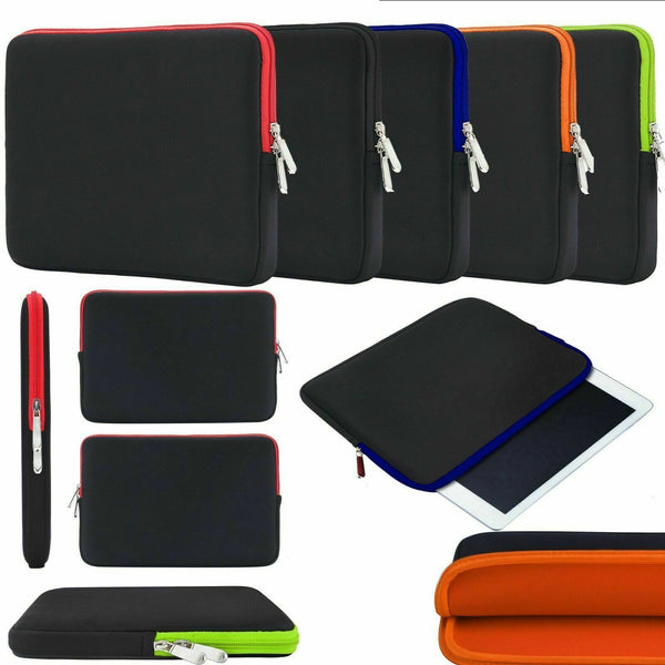 Zipper Sleeve For Apple iPad Air Pro Models Protected Case Zip Bag Pouch Cover