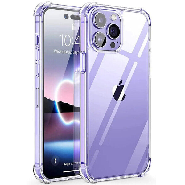 Case For iPhone 15 Plus Pro Max Clear Shockproof Gel Protective Thick Cover-UK