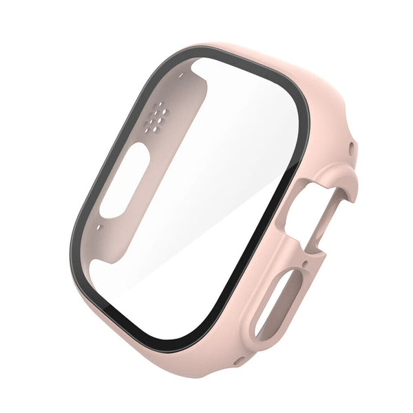 For Apple Watch Ultra 2 49mm Hard Glass Screen Protector Case Cover