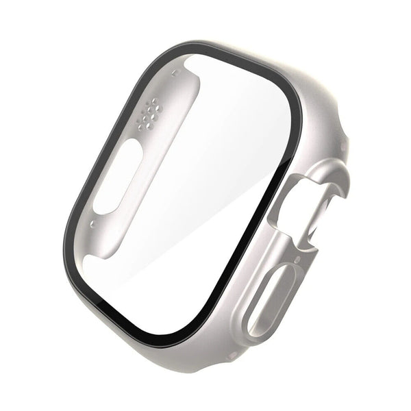 For Apple Watch Ultra 2 49mm Hard Glass Screen Protector Case Cover