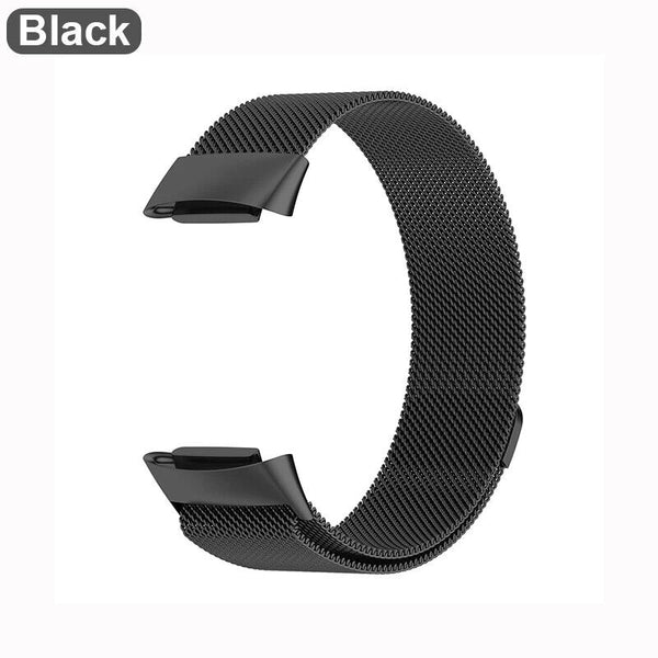 Strap For Fitbit Charge 6 Wristwatch Replacement Stainless Metal Milanese Band