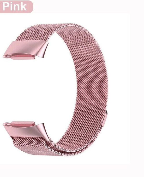 Strap For Fitbit Charge 6 Wristwatch Replacement Stainless Metal Milanese Band