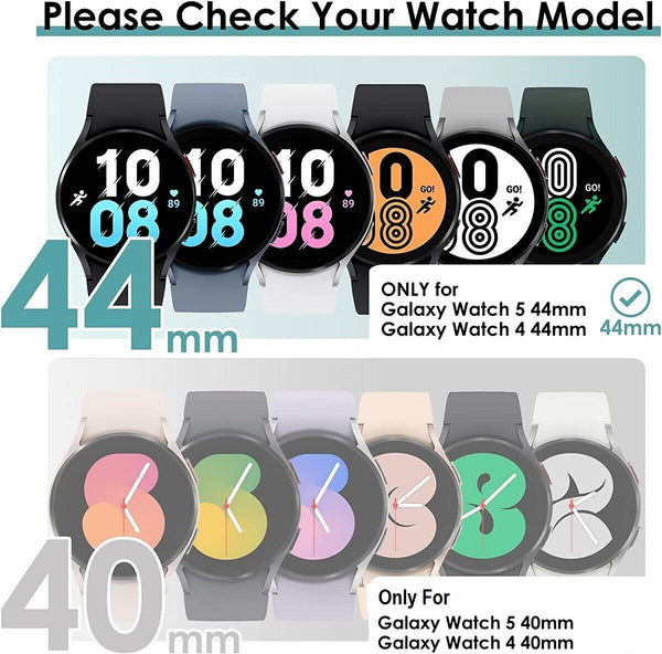 2x Tempered Glass Screen Protector For Galaxy Watch 4 5 6 Classic Pro 40/44/45mm