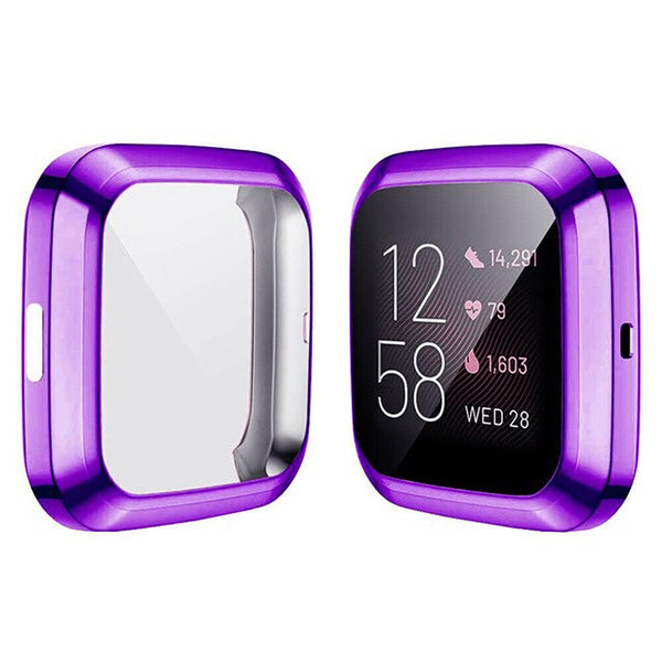 Case For Fitbit Versa 3 Sense Watch Soft TPU Silicon Screen Protector Gel Cover