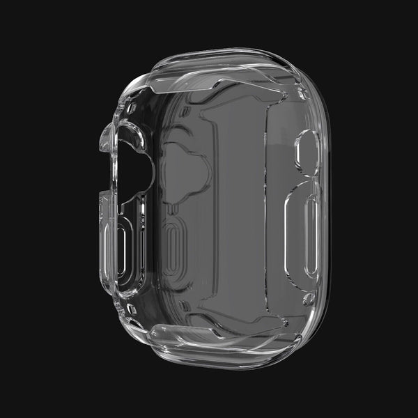 Clear Case for Apple Watch ULTRA 2 Silicon TPU Case Screen Protector Gel Cover