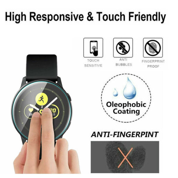 For Samsung Galaxy active Watch Protective Tempered Glass Screen Protector 9H UK