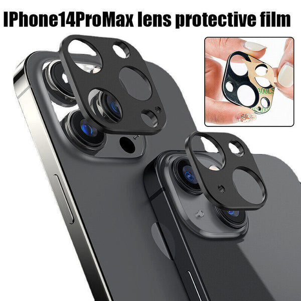 For iPhone 14 Plus Pro Max Cam Shield Camera Protector Lens Metal Sticker Cover