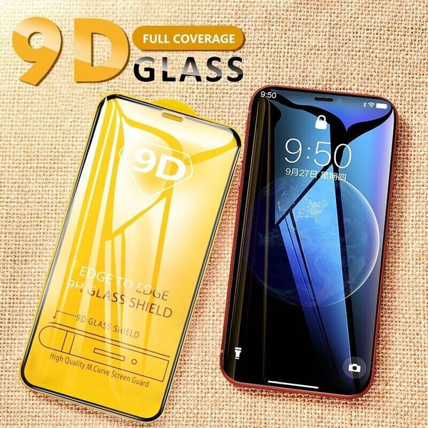 Screen Protector 9D For iPhone 14 Plus Pro Max Genuine Guard Tempered Glass UK