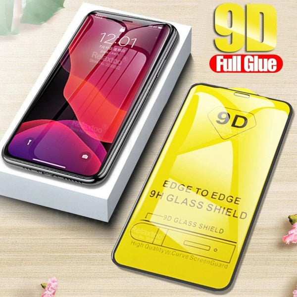 Screen Protector 9D For iPhone 14 Plus Pro Max Genuine Guard Tempered Glass UK