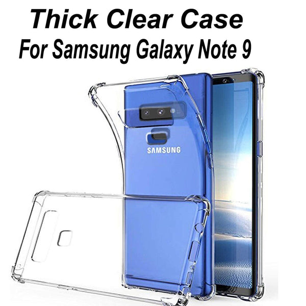 Shockproof Case For Samsung Galaxy Note 9  Clear Thick Bumper Gel TPU Cover