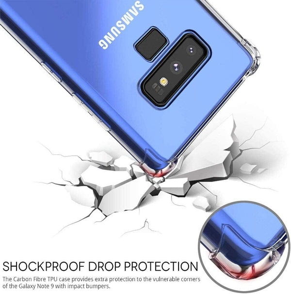 Shockproof Case For Samsung Galaxy Note 9  Clear Thick Bumper Gel TPU Cover