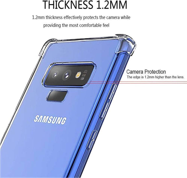 Shockproof Case For Samsung Galaxy Note 9  Clear Thick Bumper Gel TPU Cover