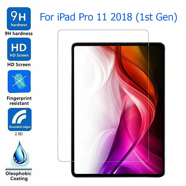 Screen Protector Tempered Glass 9H Genuine Cover For iPad PRO 11 2018 (1st Gen)