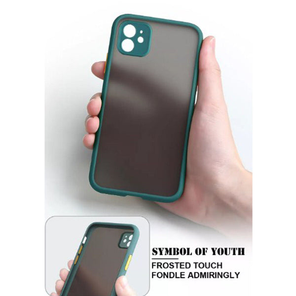 Genuine Armor Case For iPhone 12 Liquid Silicone Shockproof Tough Armor Cover