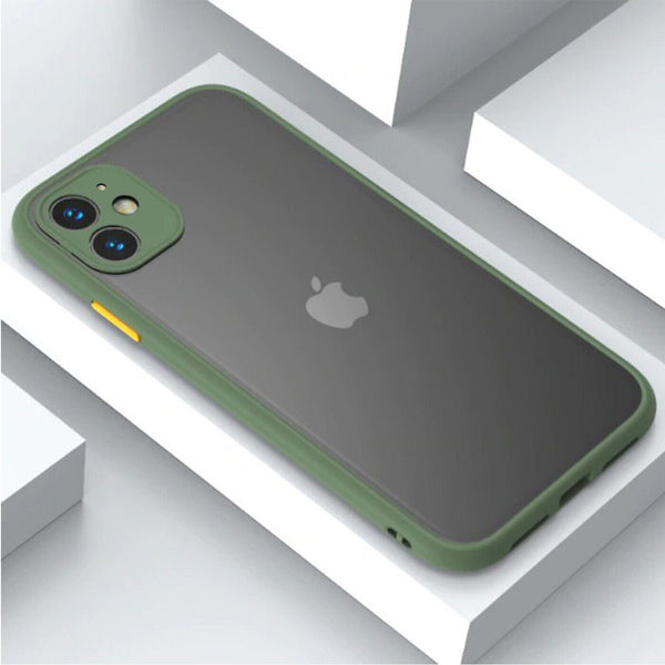 Genuine Armor Case For iPhone 12 Liquid Silicone Shockproof Tough Armor Cover