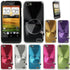 Aluminium Metal CD Disc Style Hard Back Case Cover Skin For HTC ONE V - UK