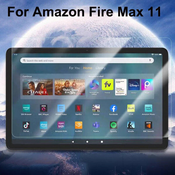 Tempered Glass Screen Protector For Amazon Fire Max 11 2023 (13th Gen)-UK