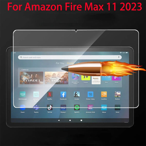 Tempered Glass Screen Protector For Amazon Fire Max 11 2023 (13th Gen)-UK