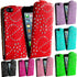 For Samsung Galaxy S3 Leather Flip Diamond Case Holder Glitter Cover