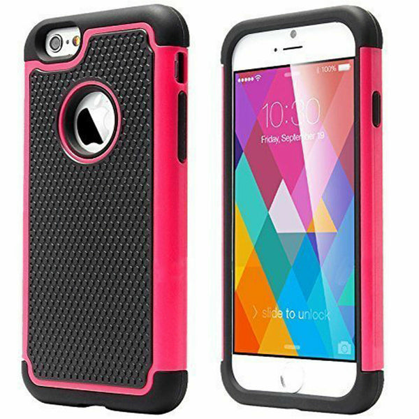 For Apple iPhone SE (2022) Shockproof Builders Heavy Duty Hybrid Rugged Cover