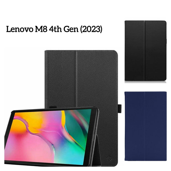 For Lenovo Tab M8 4th Gen TB-300FU / XU Case Leather Magnetic Stand Book Cover