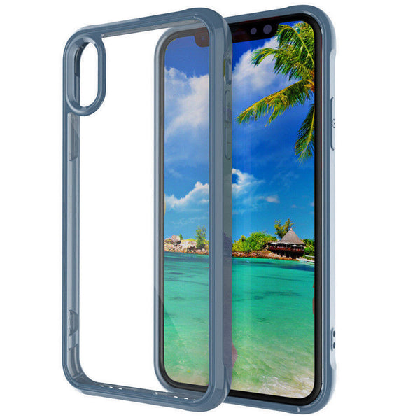 Ultra Thin Clear Bumper Case Flexible Soft TPU Gel Cover For Apple iPhone X, XS