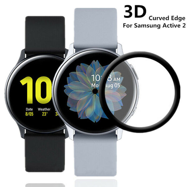 3D Full Screen Protector For Samsung Galaxy Watch Active 2 Ultra Thin Film Cover