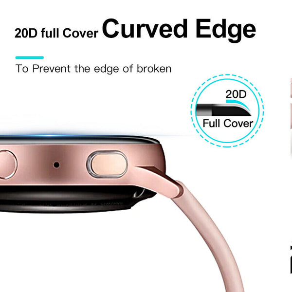 3D Full Screen Protector For Samsung Galaxy Watch Active 2 Ultra Thin Film Cover