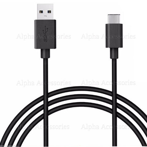 USB 2.0 Type C to USB Data Sync Charger Charging Cable 1 Meter Type-C Galaxy S9