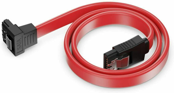 SATA Cable Serial HDD Lead Locking Clips RA-RA 50cm / 0.5m Right Angle Lead Cord