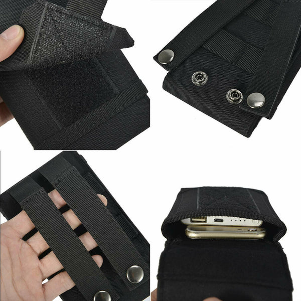 For  iPhone 14 13 12 11 XR Pro Pouch Bag Holder Belt Outdoor Army Tactical Cover