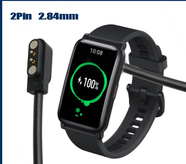 2-Pin 2.84mm Universal USB Data Charging Cable Magnetic Charger for Smart Watch