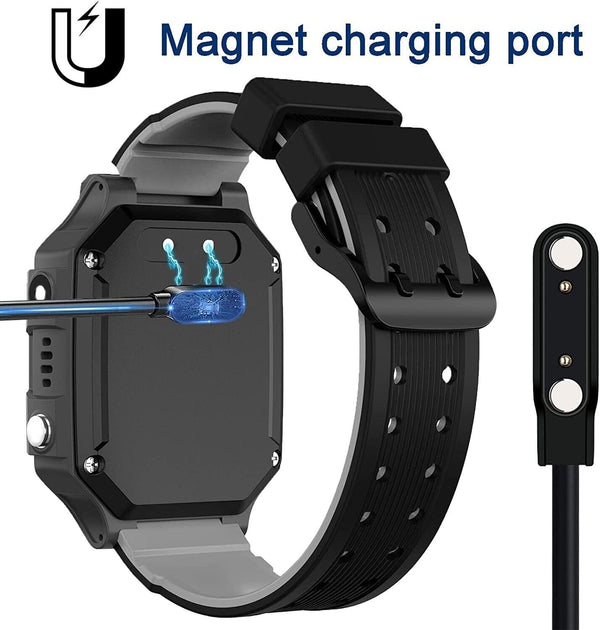 2-Pin 2.84mm Universal USB Data Charging Cable Magnetic Charger for Smart Watch