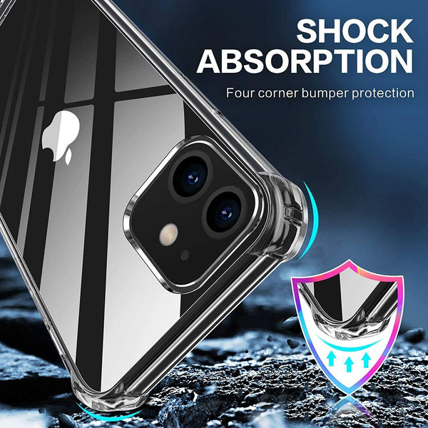 Case For Apple iPhone 12 PRO MAX Shockproof Clear Silicone TPU Gel Slim Cover UK