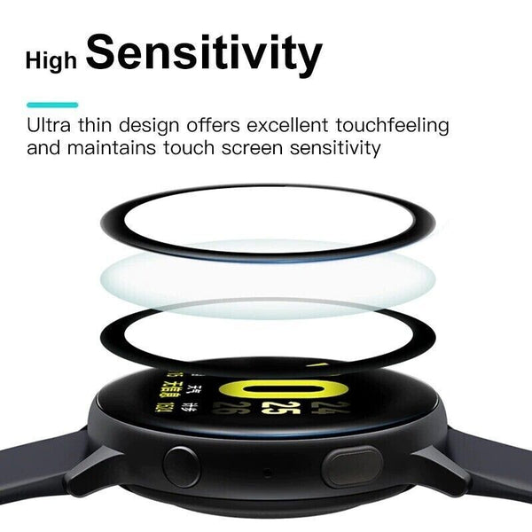 For Samsung Galaxy Watch Active 2 9D Film Tempered Glass Screen Protector Cover