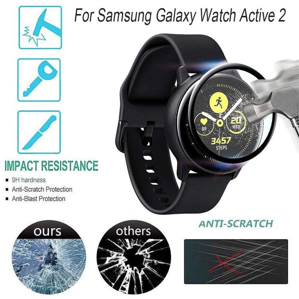 For Samsung Galaxy Watch Active 2 9D Film Tempered Glass Screen Protector Cover